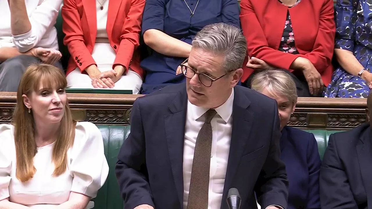 Starmer praises diversity among new MPs in first speech to Parliament as PM