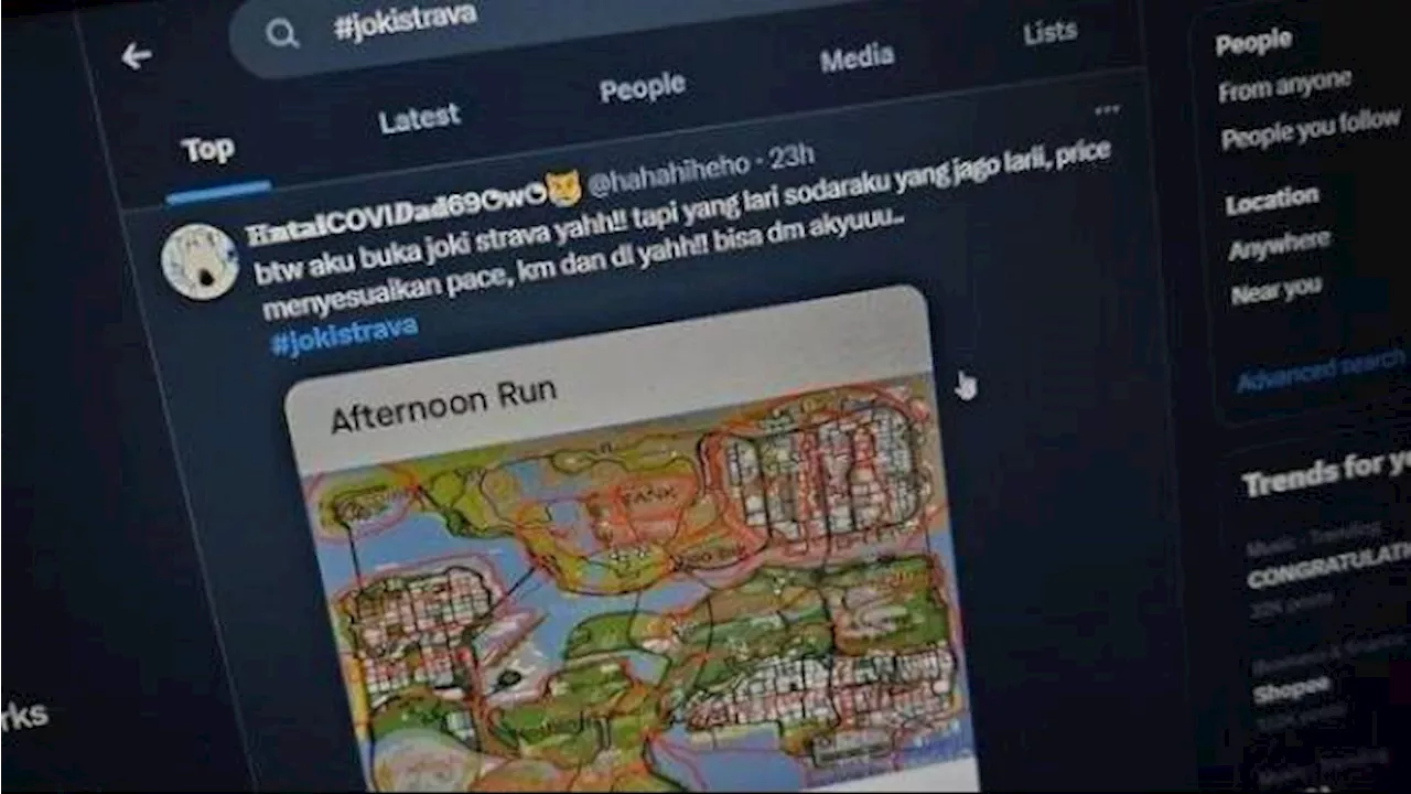 Cerita Joki Strava, FOMO Lari Jadi Ladang Cuan dan Dijual Rp3000 per Kilometer