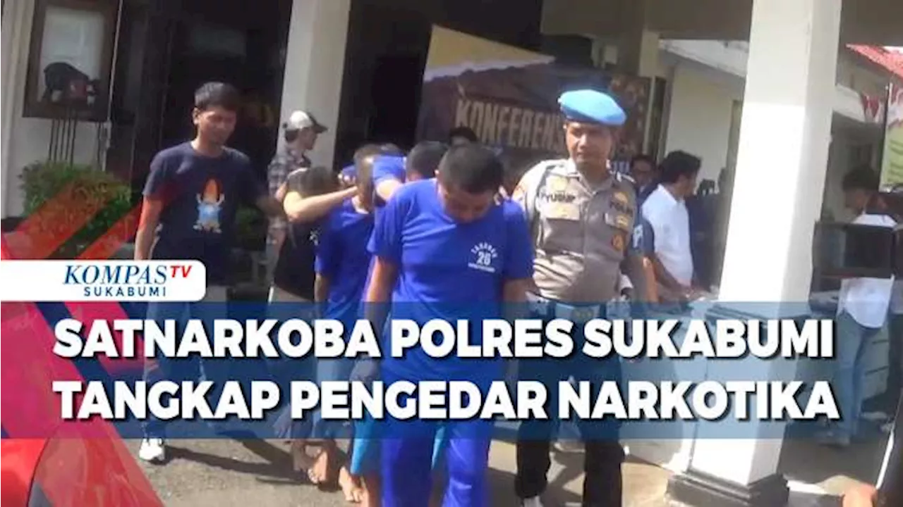 Satnarkoba Polres Sukabumi Tangkap Puluhan Pengedar Narkotika