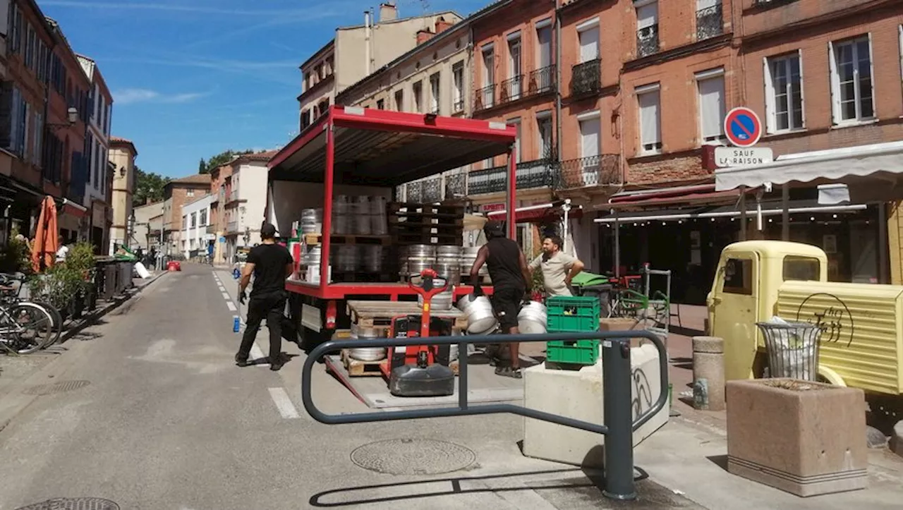 A Toulouse, la place de L’Estrapade, dans le quartier Saint-Cyprien, est désormais piétonne