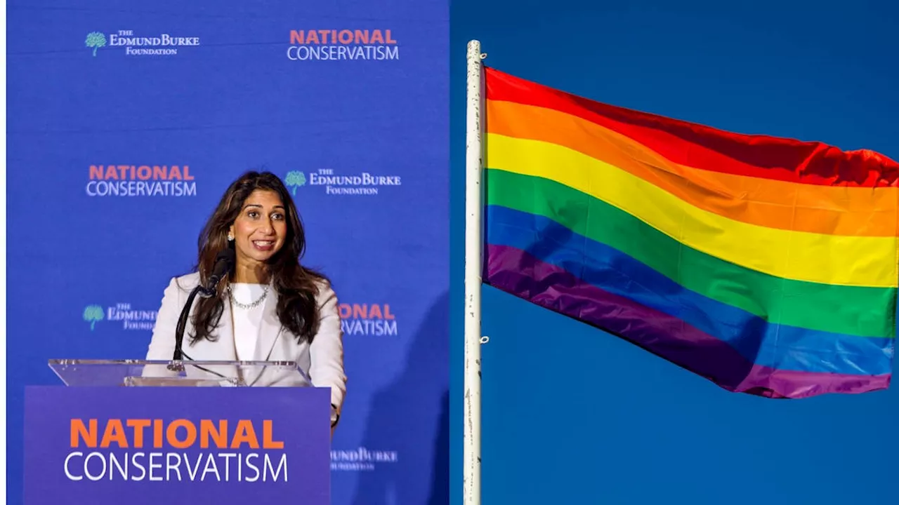 Suella Braverman attacks Progress Pride flag as she blames 'liberal' Tories for election defeat