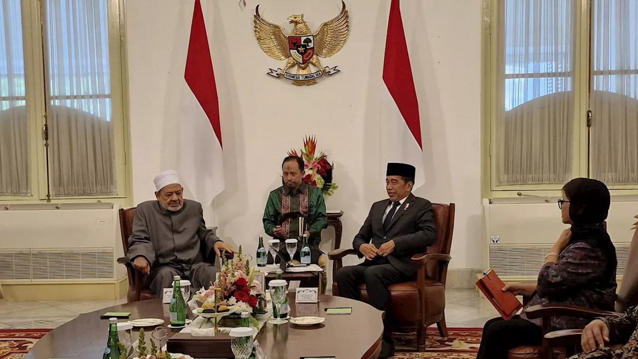 Bertemu Jokowi, Grand Syekh Al Azhar Bahas Peluncuran Inisiatif Global Aliansi Agama