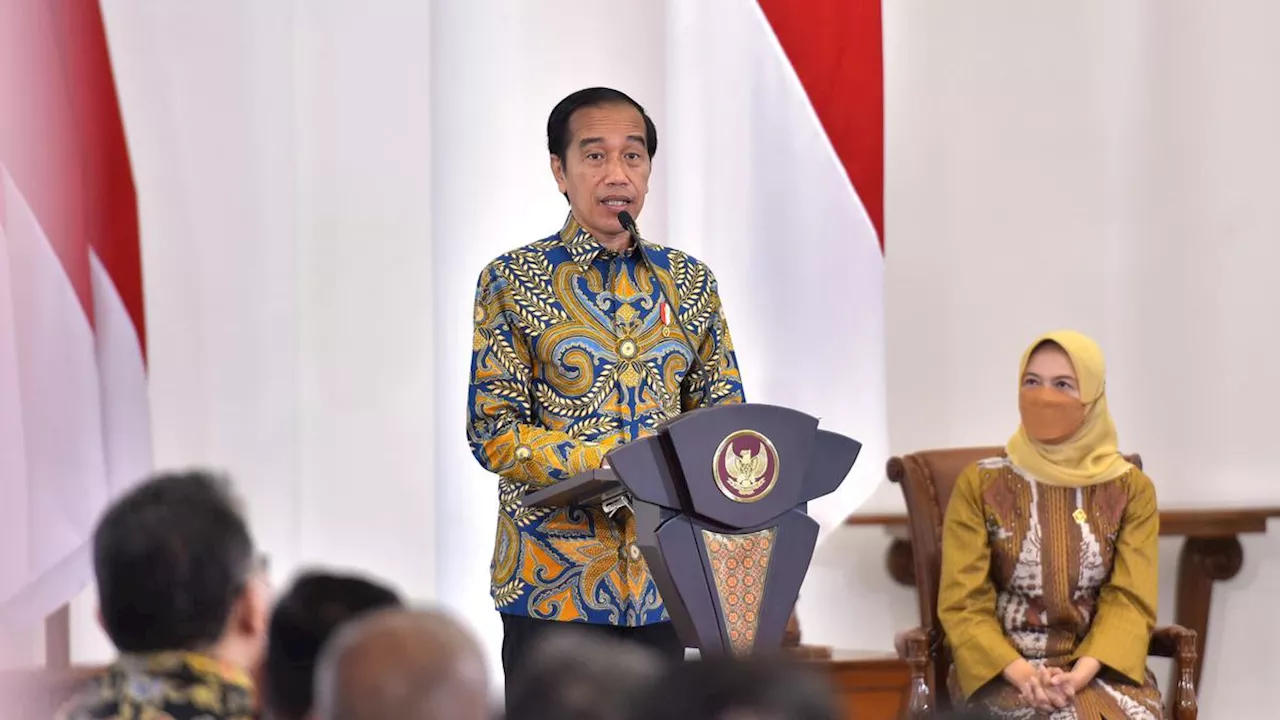 Jokowi Bersama Para Menteri Rapat Bahas Kebijakan HGBT