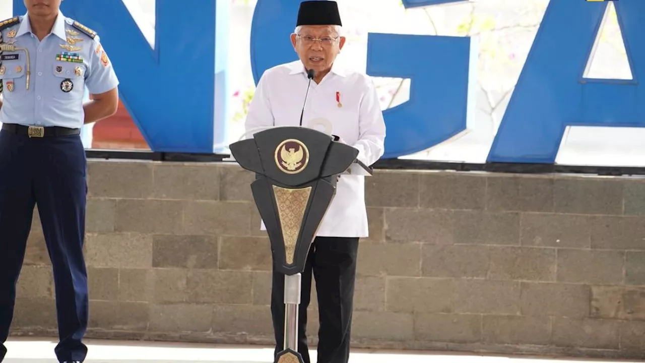 Wapres Ma’ruf Amin Resmikan Bendungan Cipanas, Ini Sederet Manfaatnya