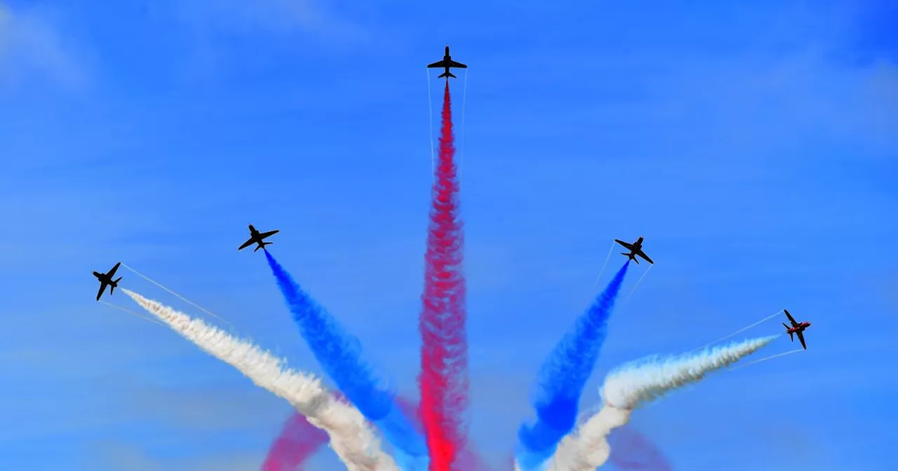 Exact times Red Arrows will soar over Lancashire skies twice this weekend