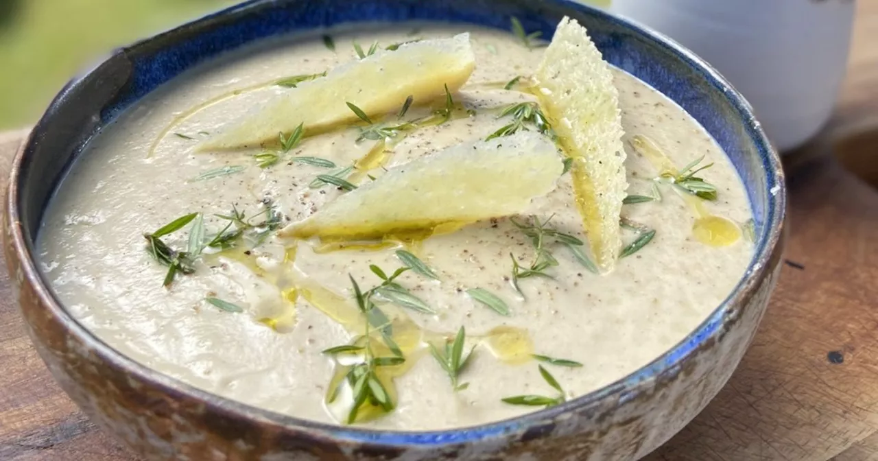 Le gaspacho d'aubergine fumée de Laurent Mariotte