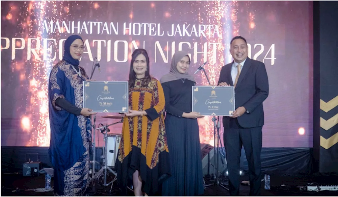 Gelar Malam Apresiasi, Manhattan Hotel Jakarta Berikan Penghargaan kepada Mitra Bisnis