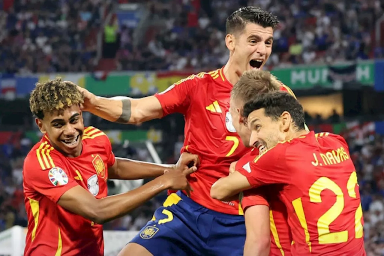 Spanyol vs Prancis Gol Spektakuler Lamine Yamal Pulangkan Kylian Mbappe