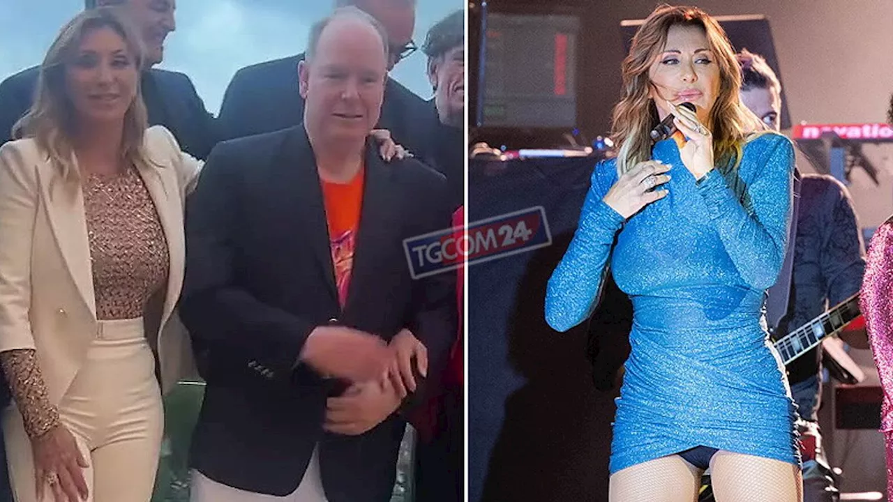 Sabrina Salerno strega il principe Alberto di Monaco