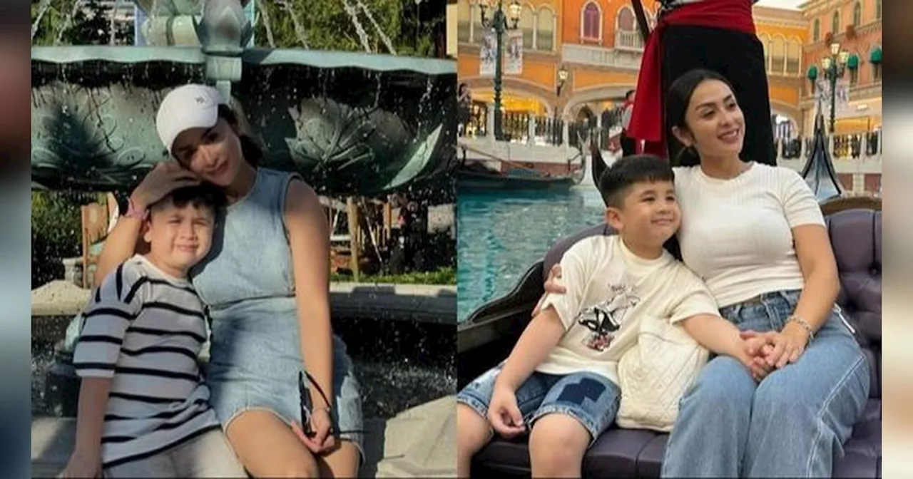 Liburan ke Hong Kong bareng Sang Anak, Ini Potret Selvi Kitty yang Asyik Main di Disney Land hingga Susuri Sungai Macau