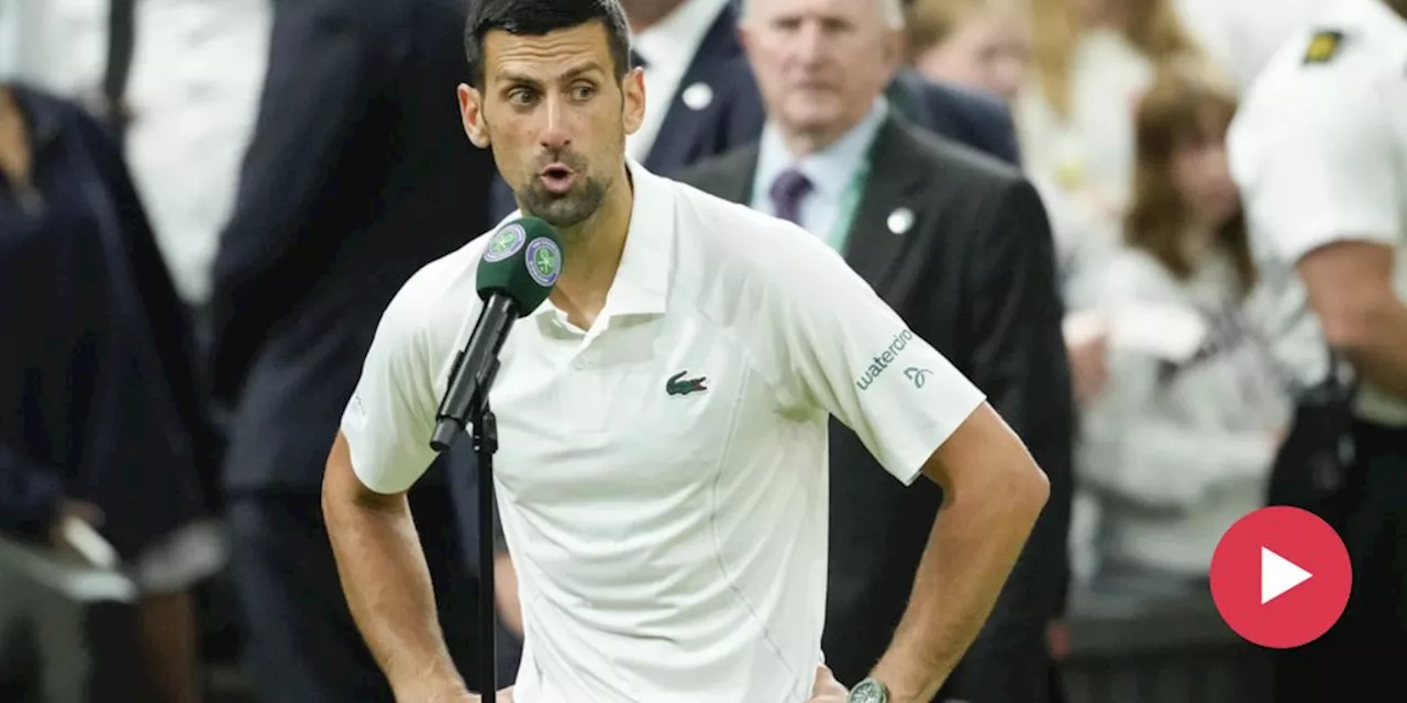 Novak Djokovic schiesst in Siegesrede gegen Wimbledon-Fans