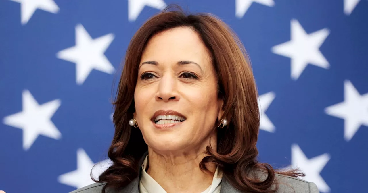 Kamala Harris speaks with Team USA Olympic basketball team in Las Vegas