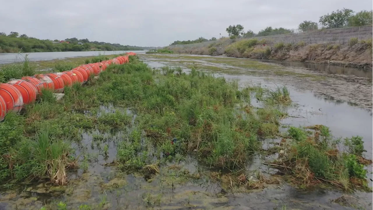 Floating barrier sparks legal and environmental concerns one year after installation