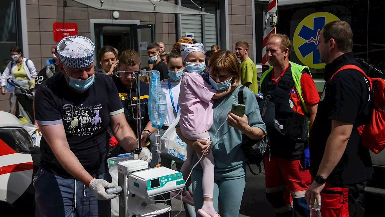 Was Putin von Friedensverhandlungen hält, kann man in Kiew sehen - Raketen gegen kranke Kinder