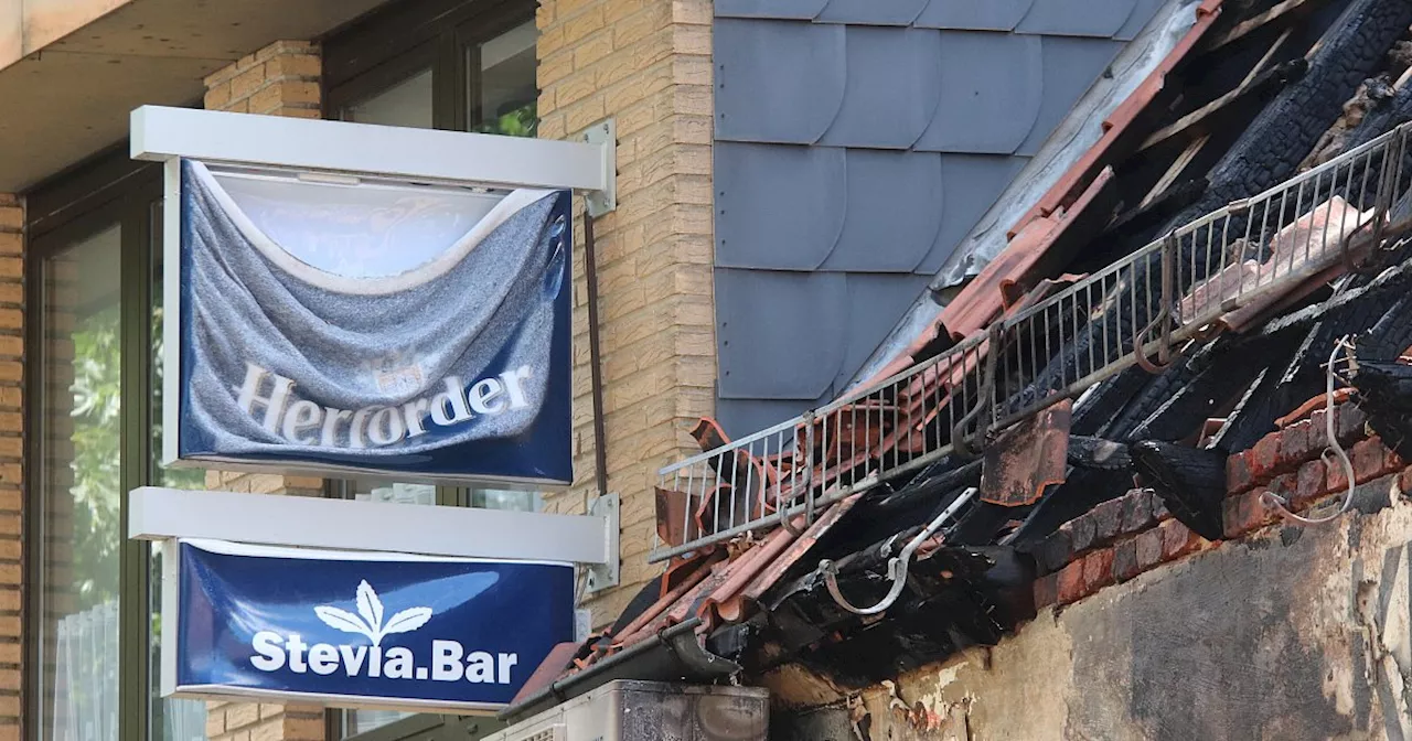 So sieht die Stevia-Bar in Herford nach dem Brand aus