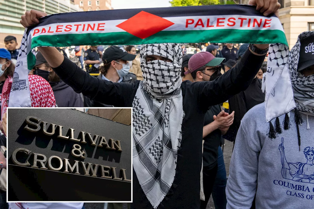 White-shoe law firm Sullivan & Cromwell to screen job applicants for participation in anti-Israel protests