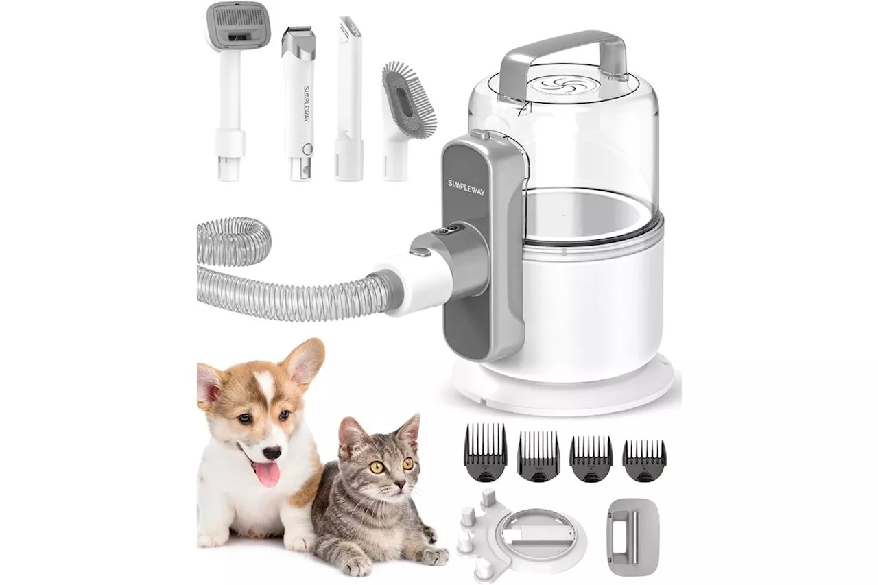 Save on pet grooming with this 6-in-1 vacuum kit, now on sale for $69.99