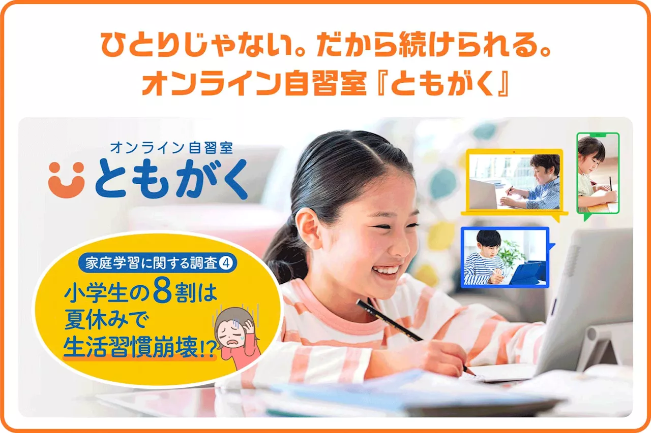 【夏休みで生活習慣が崩壊！？】小学生親子500組への実態調査結果（第四弾）を発表！