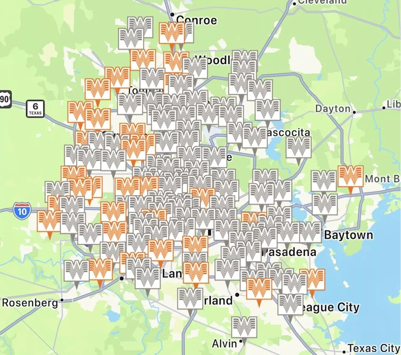 Texans use Whataburger app to track power outages caused by Hurricane Beryl