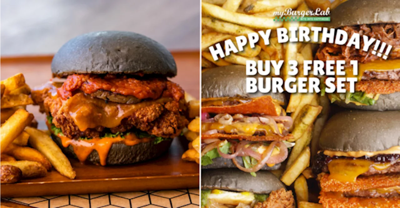 myBurgerLab Is Offering A 'Buy 3 Free 1' Deal For July Babies