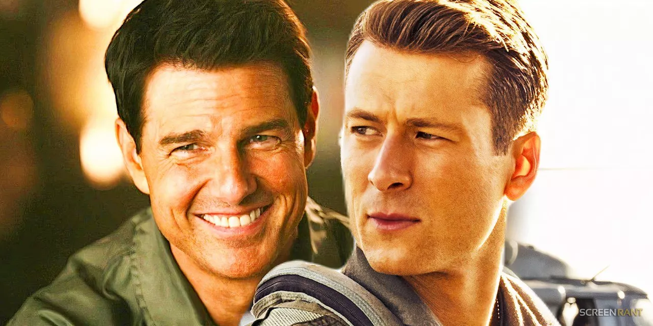 Tom Cruise Plays “Wingman” To Glen Powell In Cheeringly Supportive Top Gun: Maverick Reunion Photo