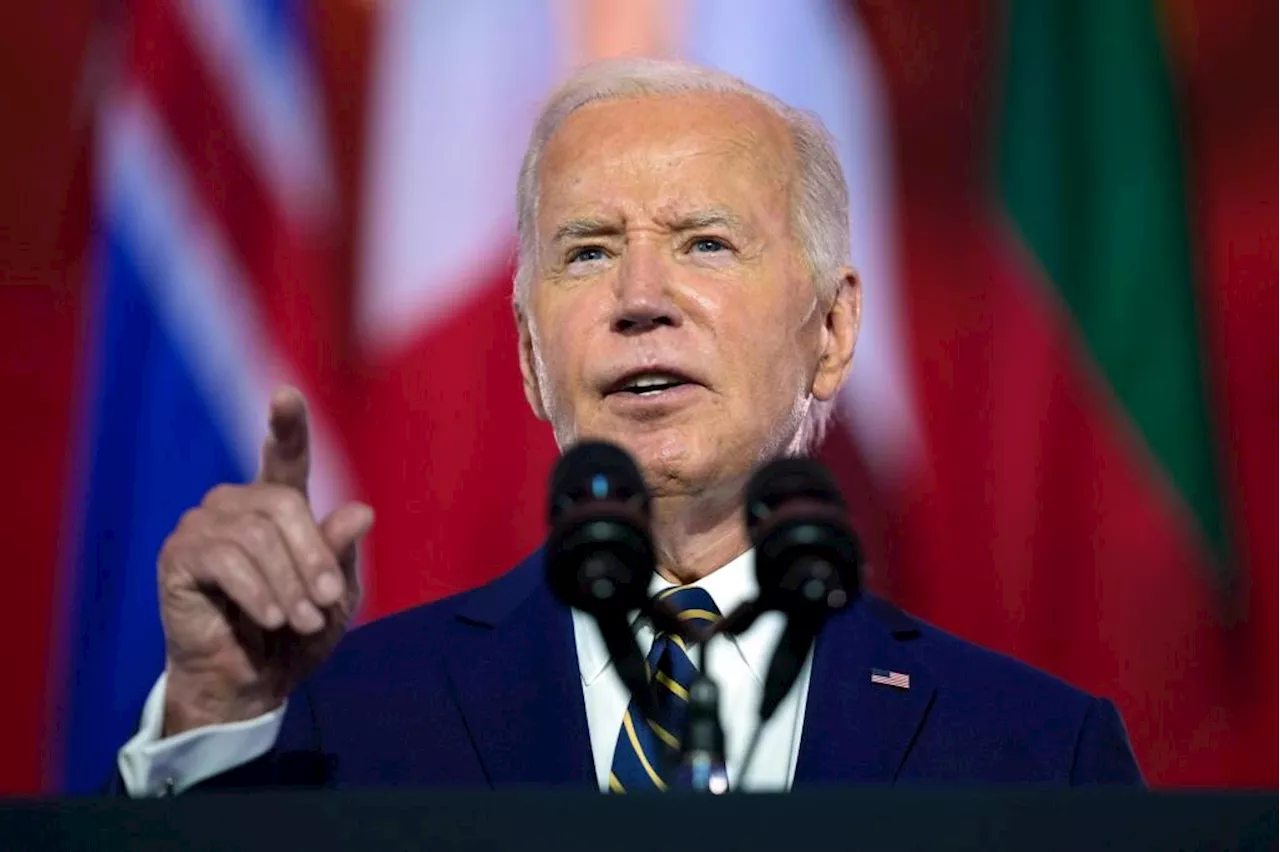 Biden spotlights support for NATO as he looks to use summit to help reset stumbling campaign