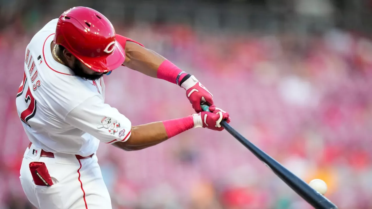 Watch: Reds Outfielder Rece Hinds CRUSHES 449-Foot Home Run in Big League Debut