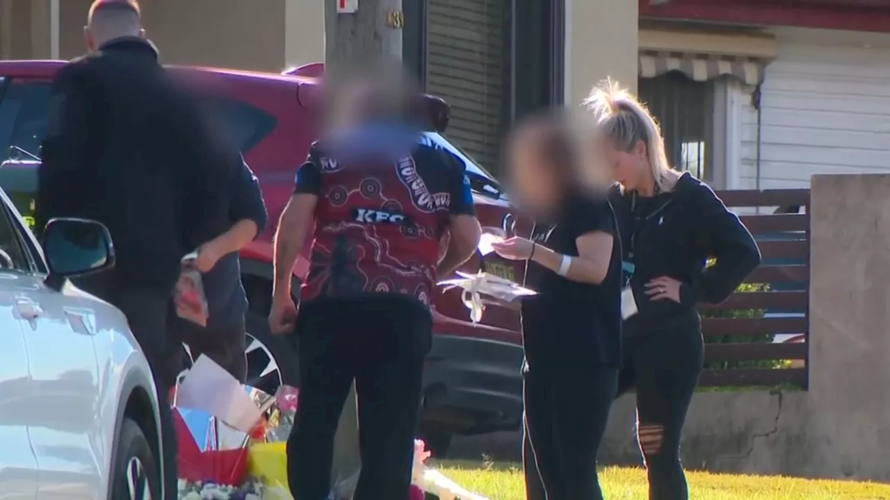 Tragic moment mum of three children killed in western Sydney house fire returns home