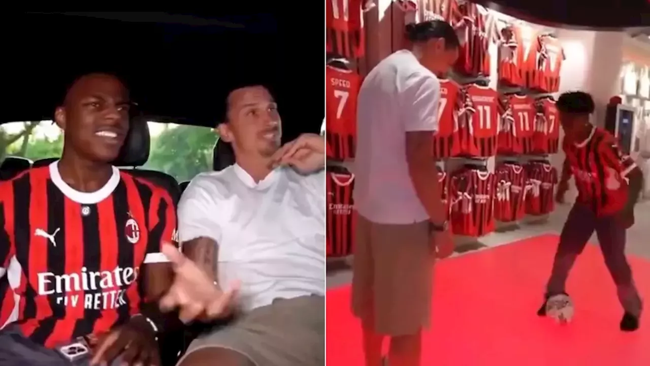 IShowSpeed meets Zlatan Ibrahimovic in Milan and it was carnage from start to finish