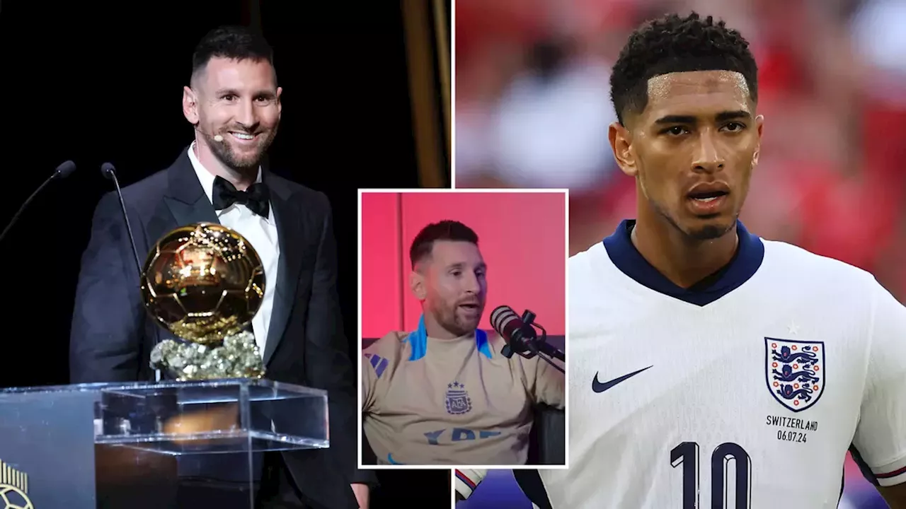 Lionel Messi snubbed Jude Bellingham when predicting the four players who would challenge for 2024 Ballon d'Or