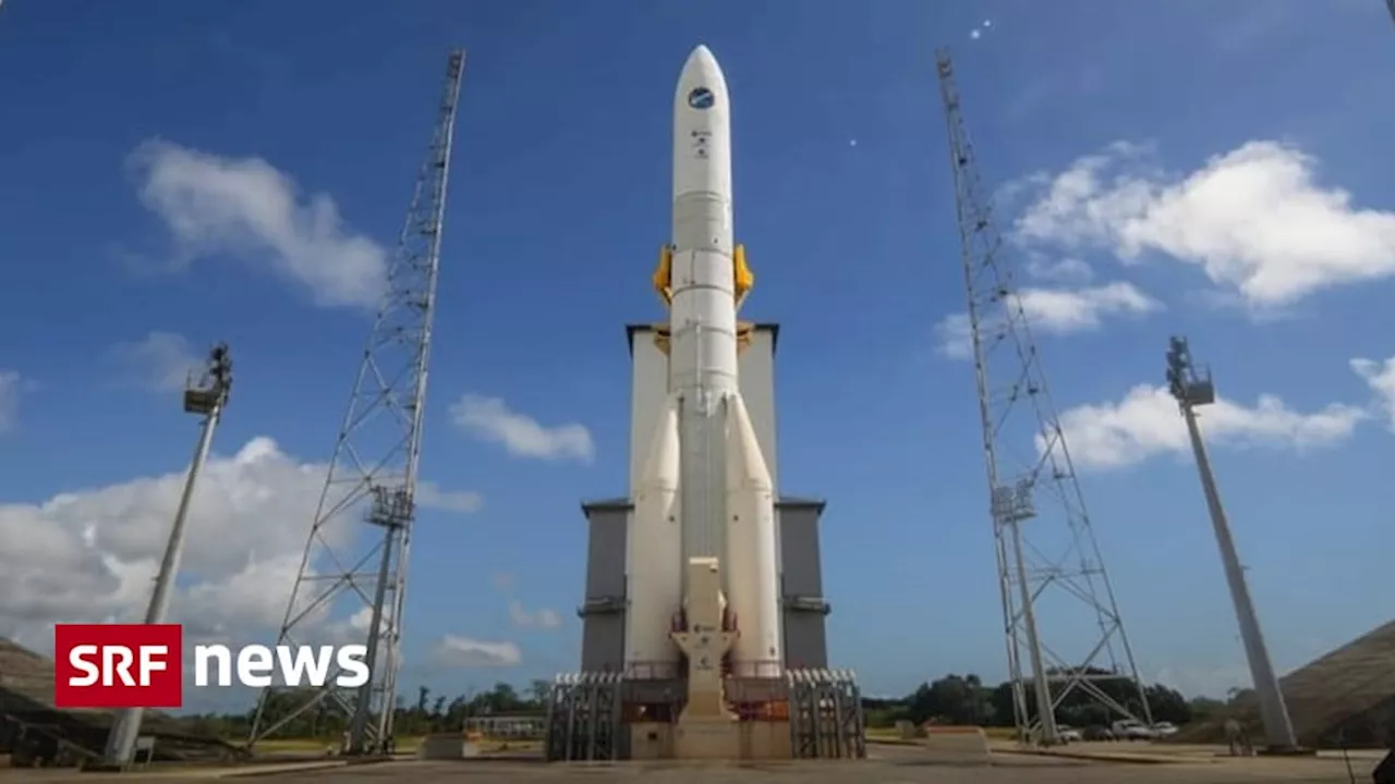 Europäische Raumfahrt - Jetzt live: Die Ariane-6-Rakete hebt ab