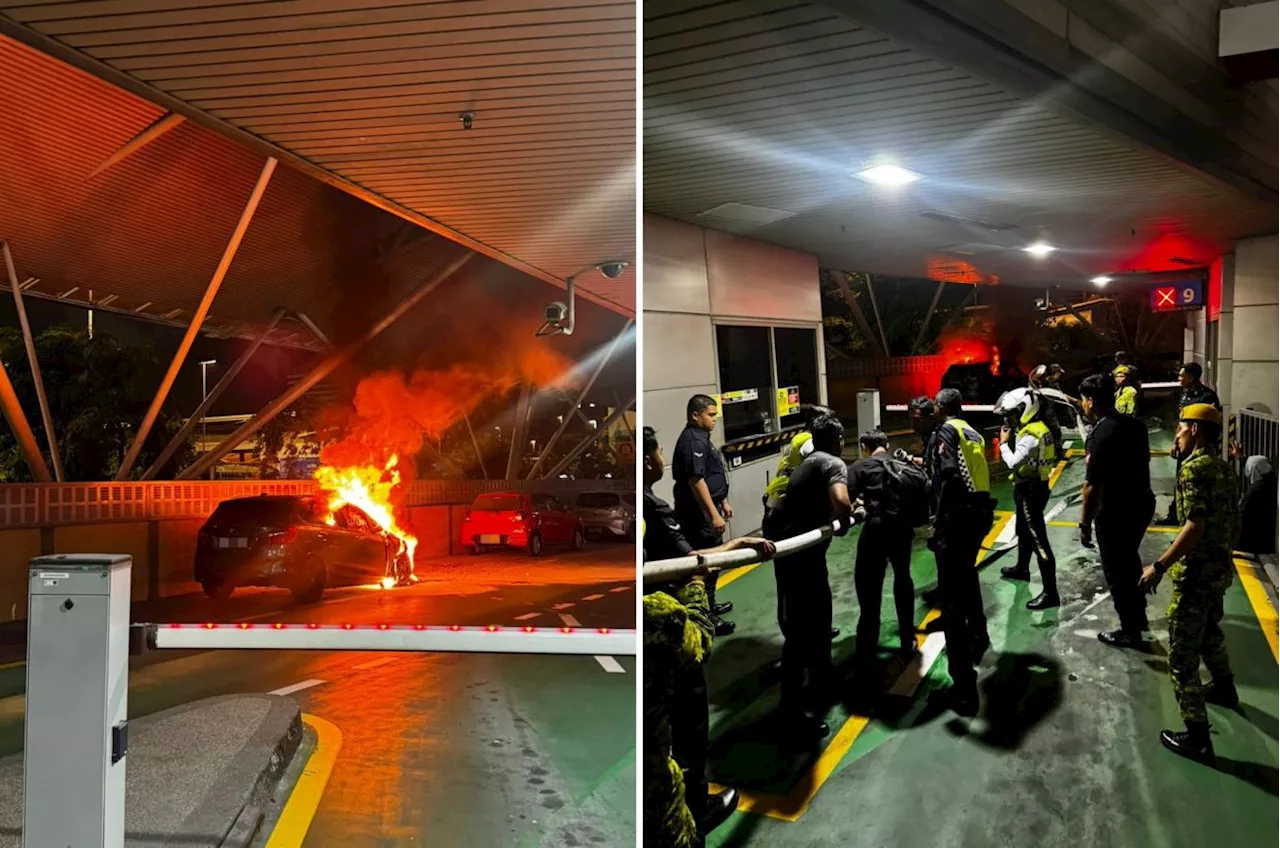 QuickCheck: Did a Singaporean couple escaped unharmed after their car burst into flames at Johor's BSI?