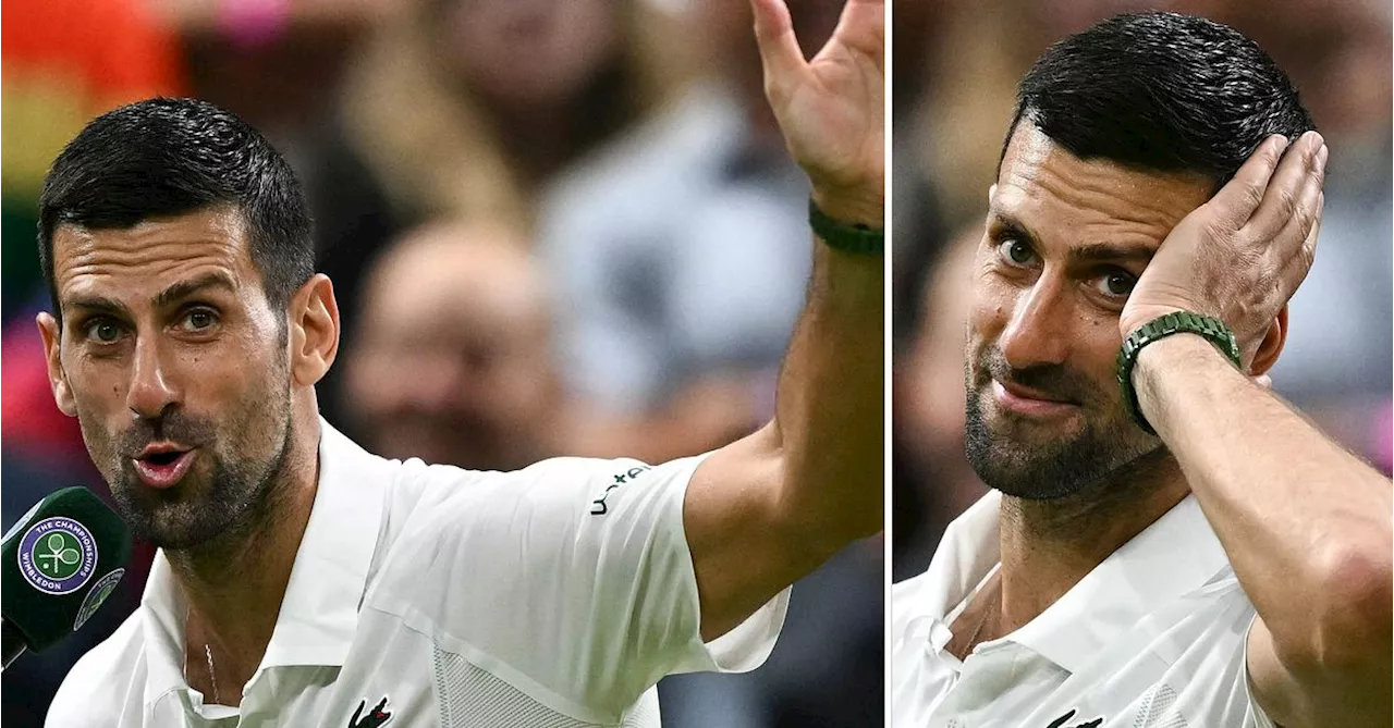 Tennis: Novak Djokovic buades ut efter vinsten mot Holger Rune i Wimbledon