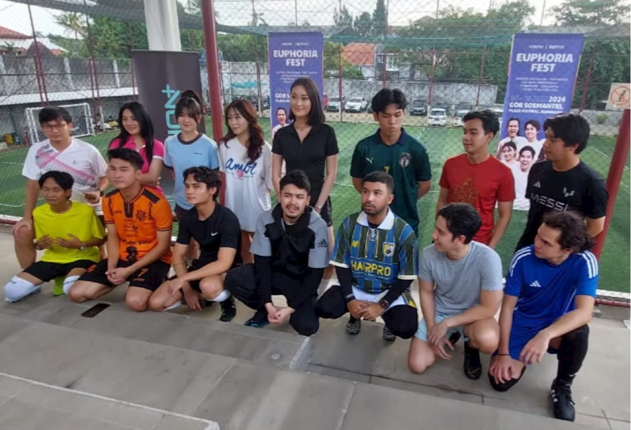 Euophia Fest 2024, Berliana Novel hingga Dul Jaelani Ikut Tanding Mini Soccer