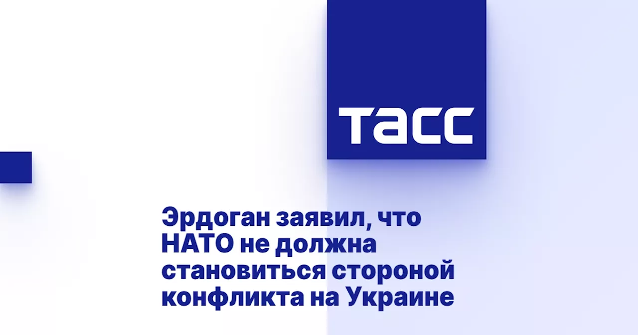 Эрдоган заявил, что НАТО не должна становиться стороной конфликта на Украине