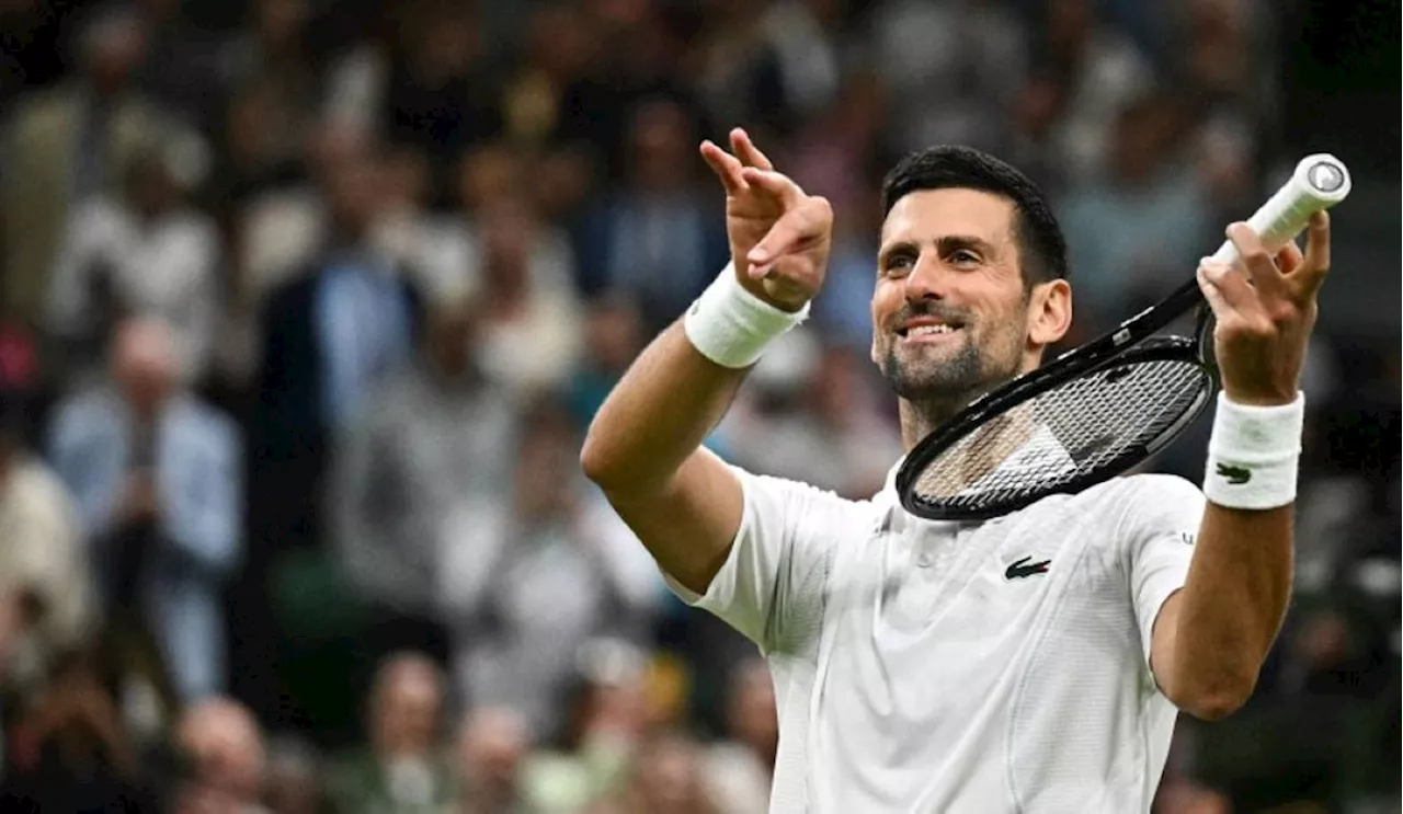 Djokovic reaches 60th Grand Slam quarterfinal