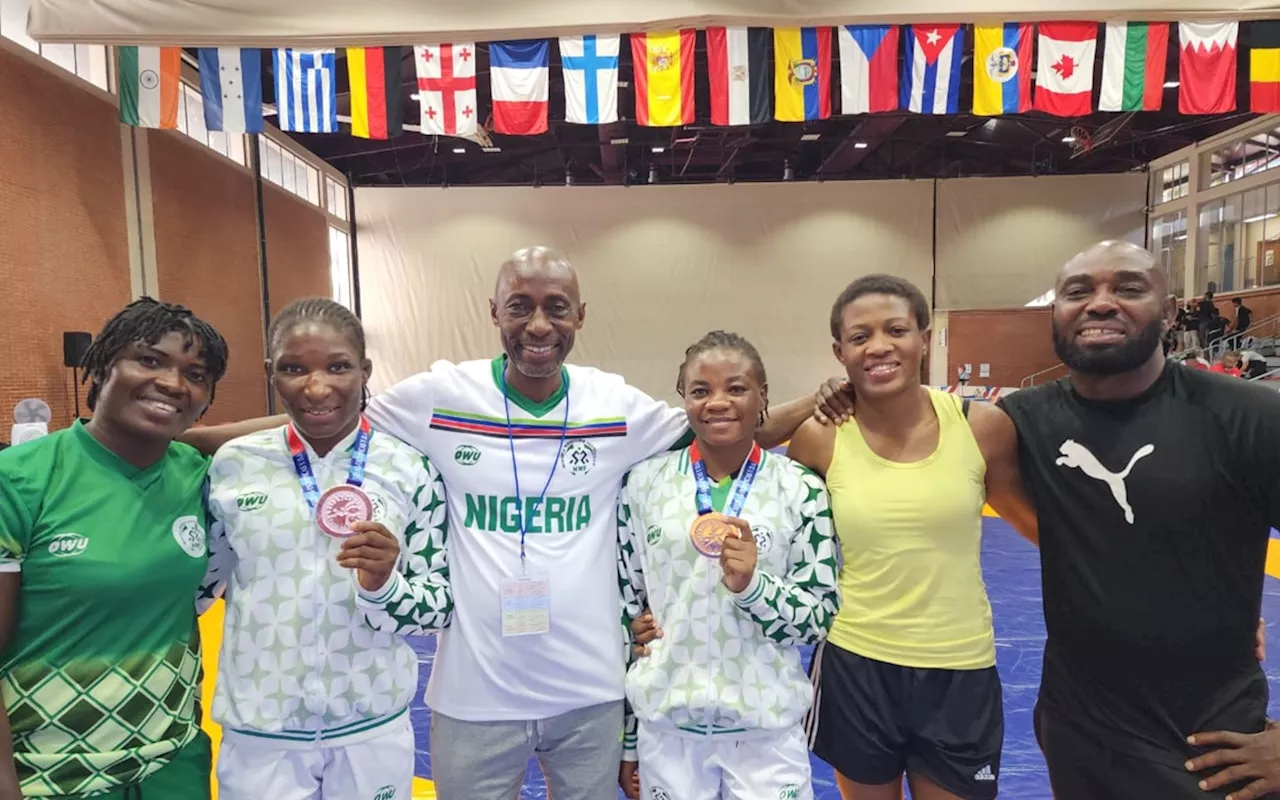 Team Nigeria wrestlers off to pre-Olympics camp in Germany