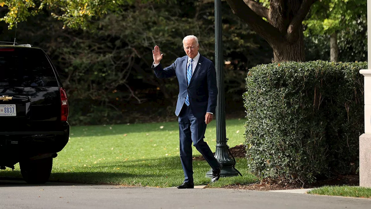 Biden Team Holds Rapid-Fire Series Of Public Events Featuring President Waving From Very Far Away