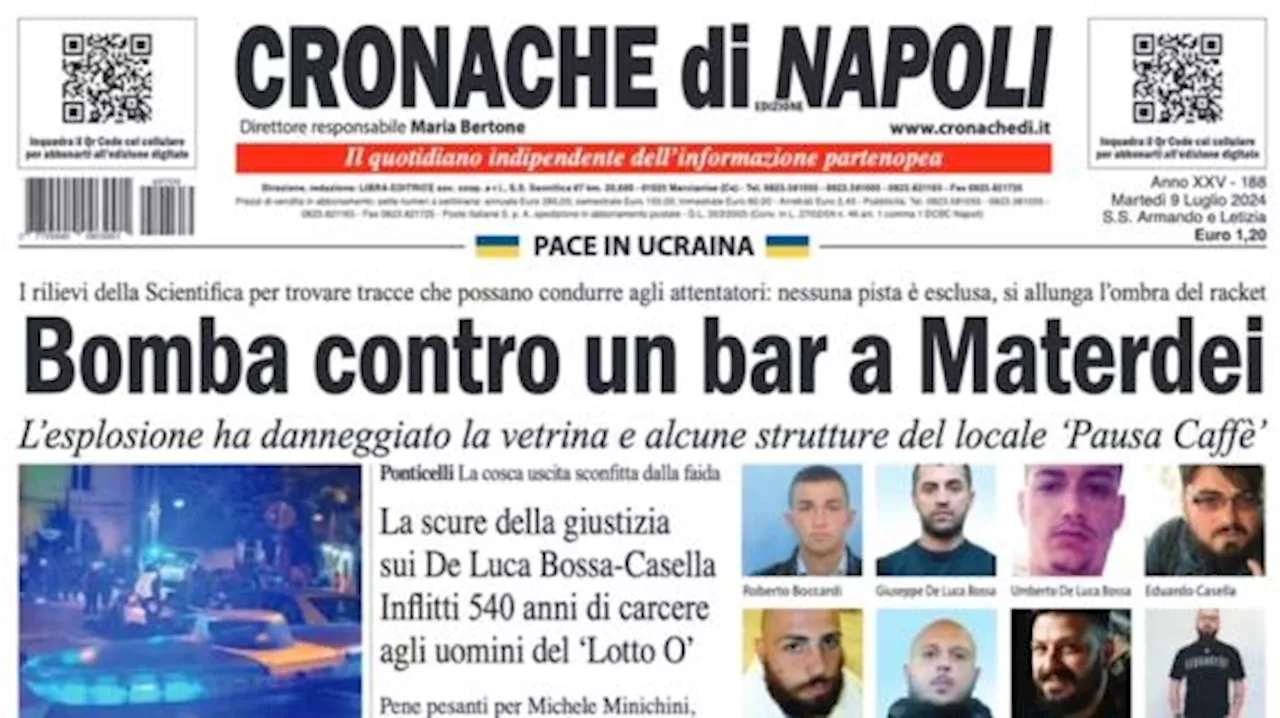 Cronache di Napoli: 'Nasce il Napoli di Conte, raduno a Castelvolturno'