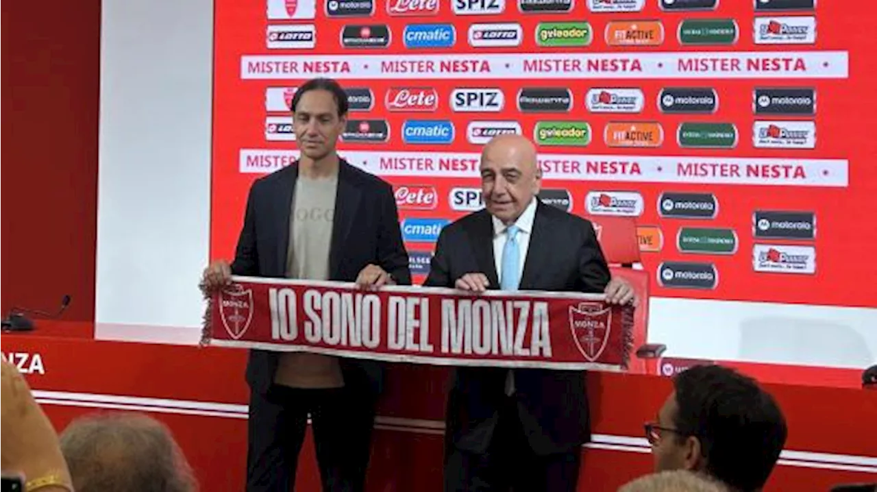 Da Colpani a Szczesny. Galliani presenta Nesta al Monza e spiega 'la trattativa'