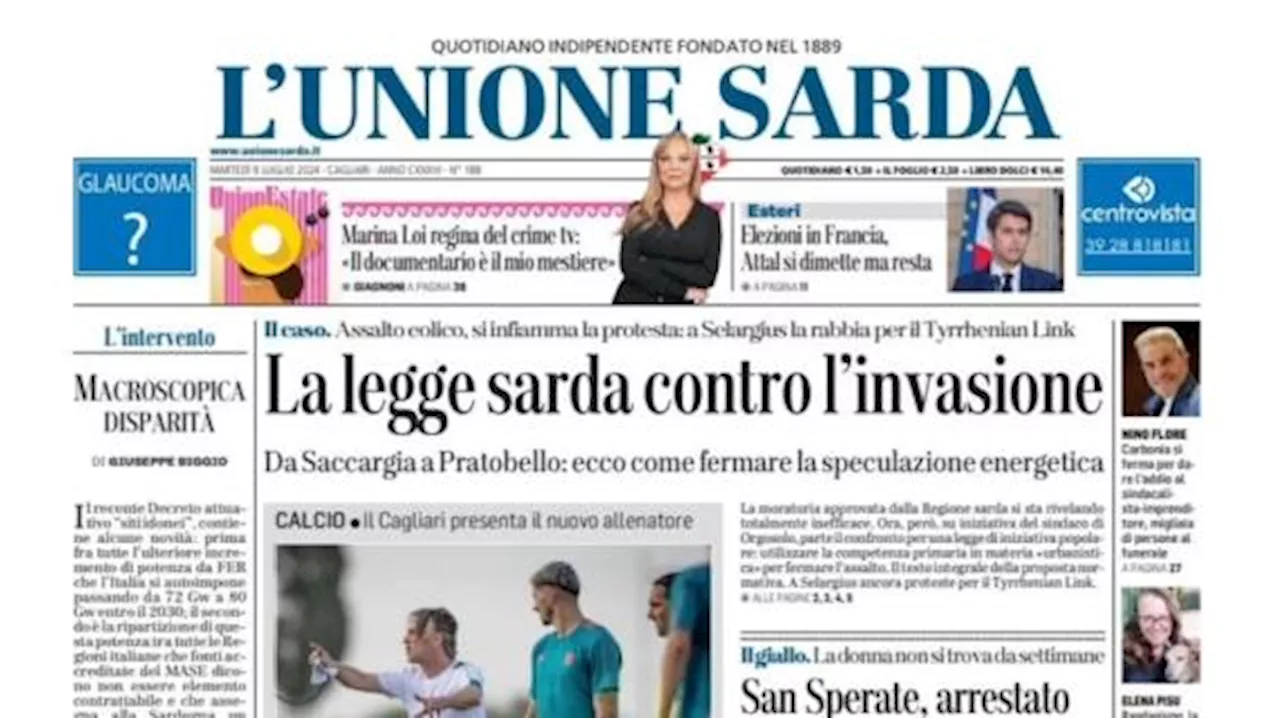 L'Unione Sarda: 'Mercato Cagliari: dopo Luperto, in arrivo Felici, Piccoli e Zortea'