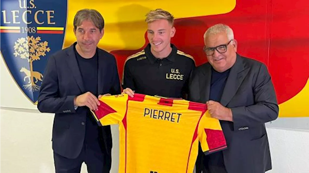 Lecce, Pierret: 'Kroos è il mio modello. Ho scelto la 75, è il numero giusto per l'Italia'