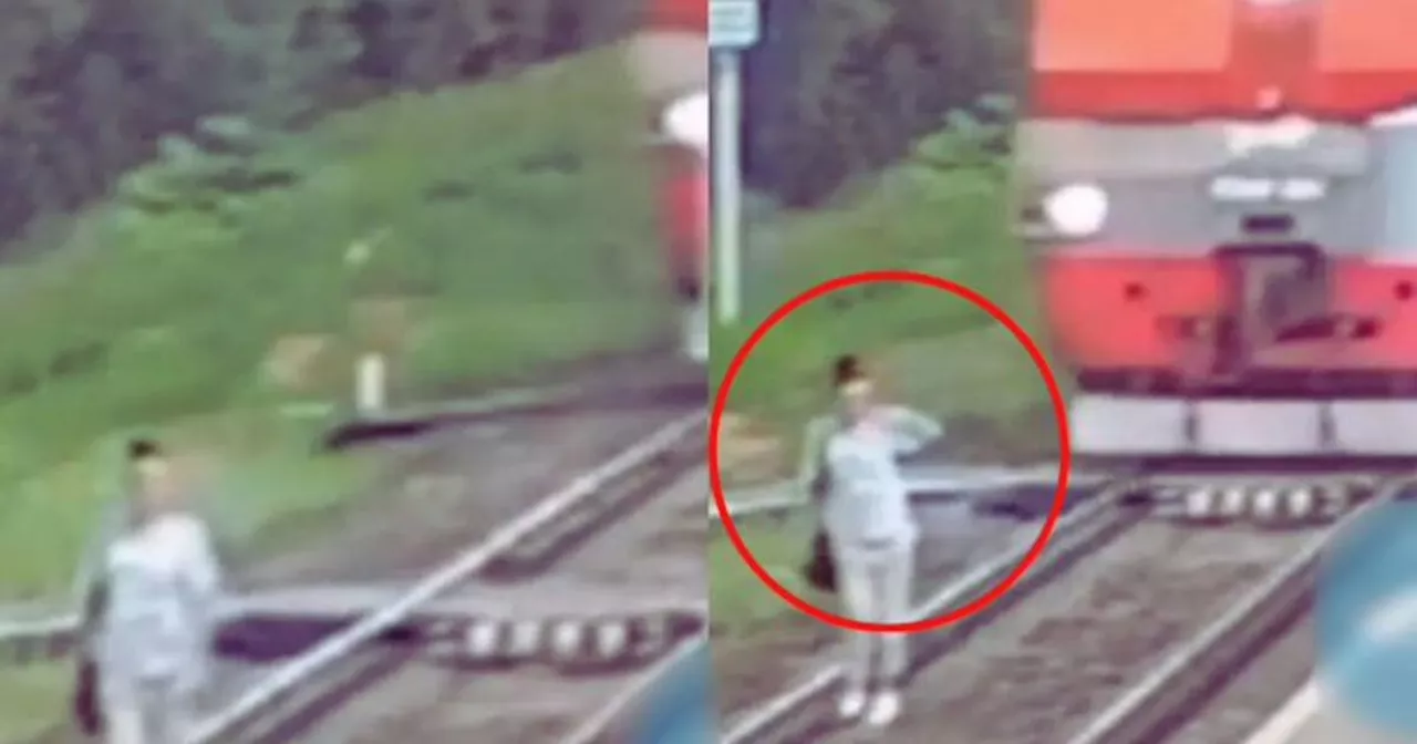 Video sensible: Murió tras ser arrollada por un tren en Rusia mientras usaba audífonos