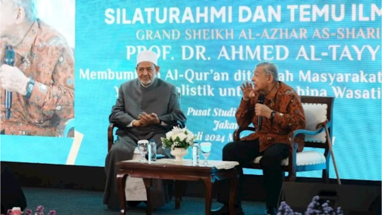 Grand Syekh Al-Azhar Ahmed Al-Tayyib Kunjungi Pusat Studi Al-Qur'an di Tangerang Selatan