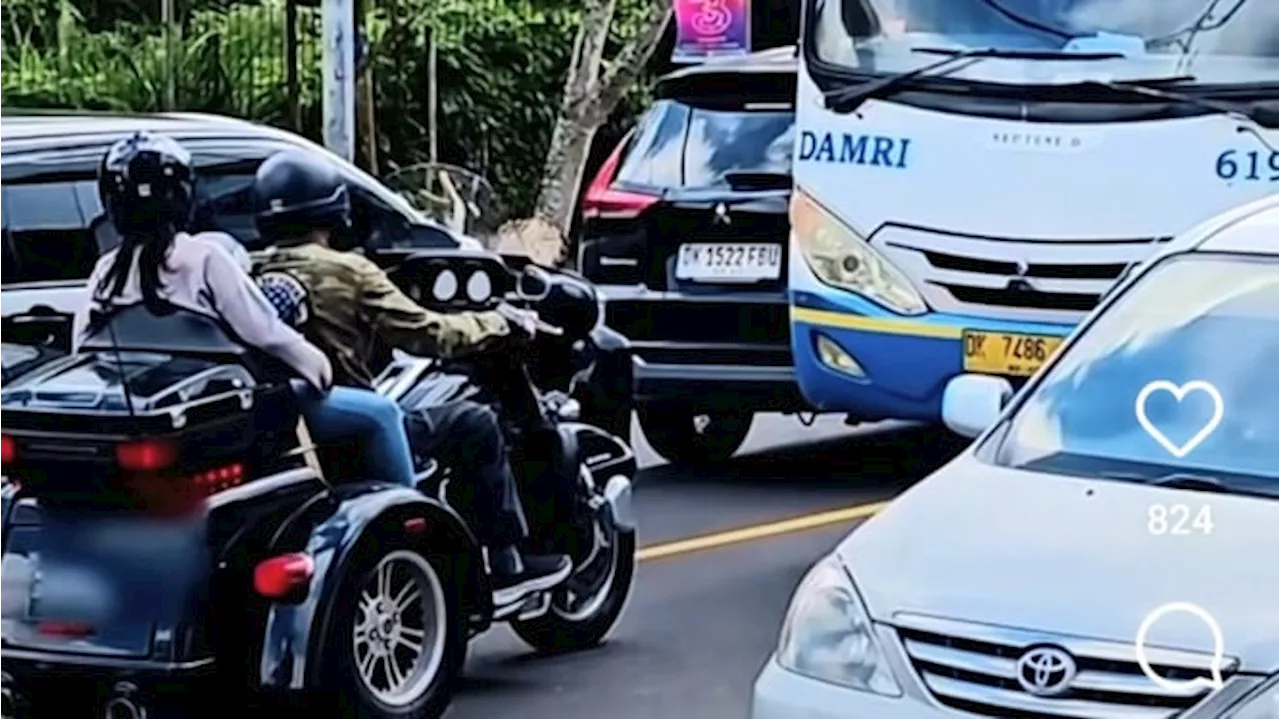 Viral Aksi Arogan Pengendara Moge Harley, Marah Tak Dikasih Jalan Saat Lawan Arah