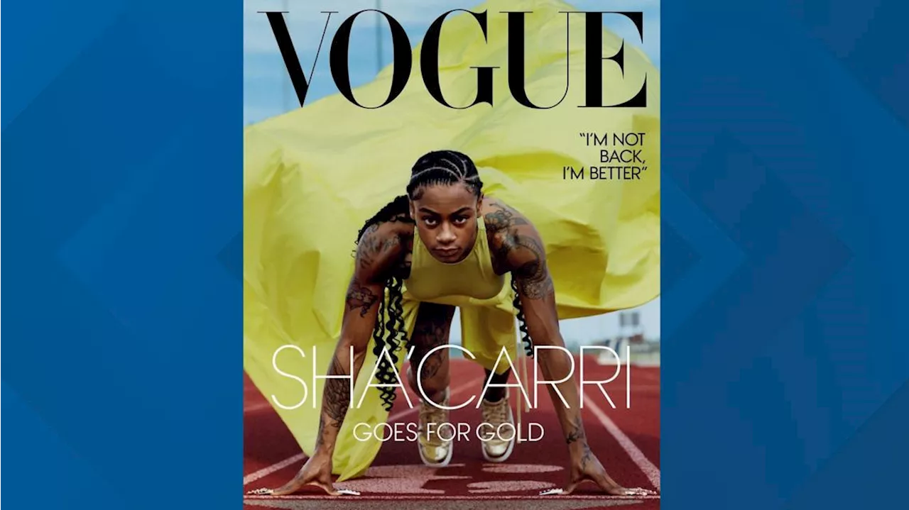 Dallas-native Sha'Carri Richardson makes the cover of Vogue