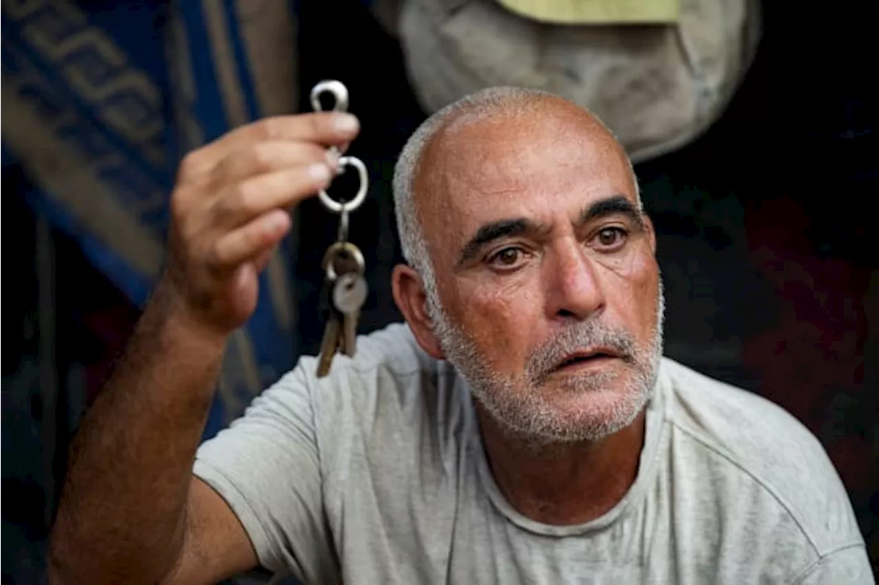 House keys carry symbolic weight for Gaza families repeatedly displaced by war