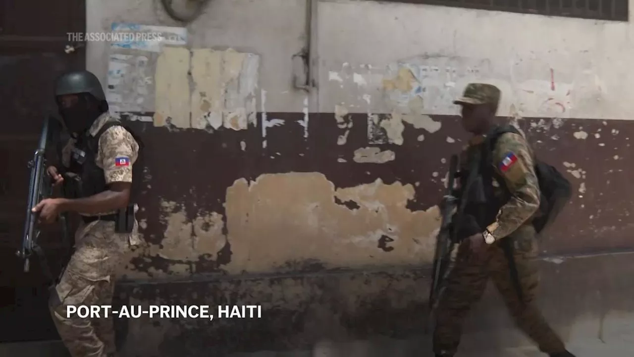 Heavily armed Haitian police surround University Hospital before Prime Minister's visit