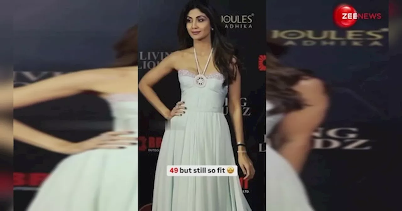 49 की उम्र में भी टिप-टॉप लगती हैं Shilpa Shetty, फ्रॉक वाली ड्रेस में लग रही हैं झकास