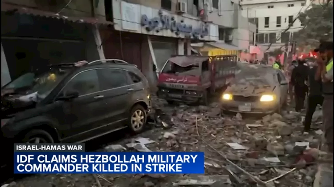 Hezbollah confirms top commander killed in Israeli strike in Beirut after Hamas leader also killed